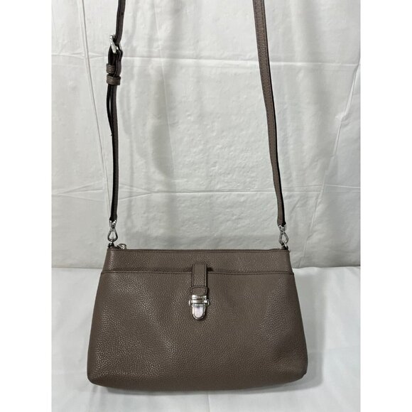 Michael Kors Mercer Large Snap Pocket Crossbody taupe - Picture 1 of 16
